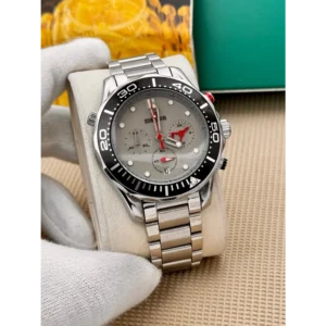 Buy Luxurious Omega Jackova Stainless Steel Chronograph Watch For Men (CS4656)