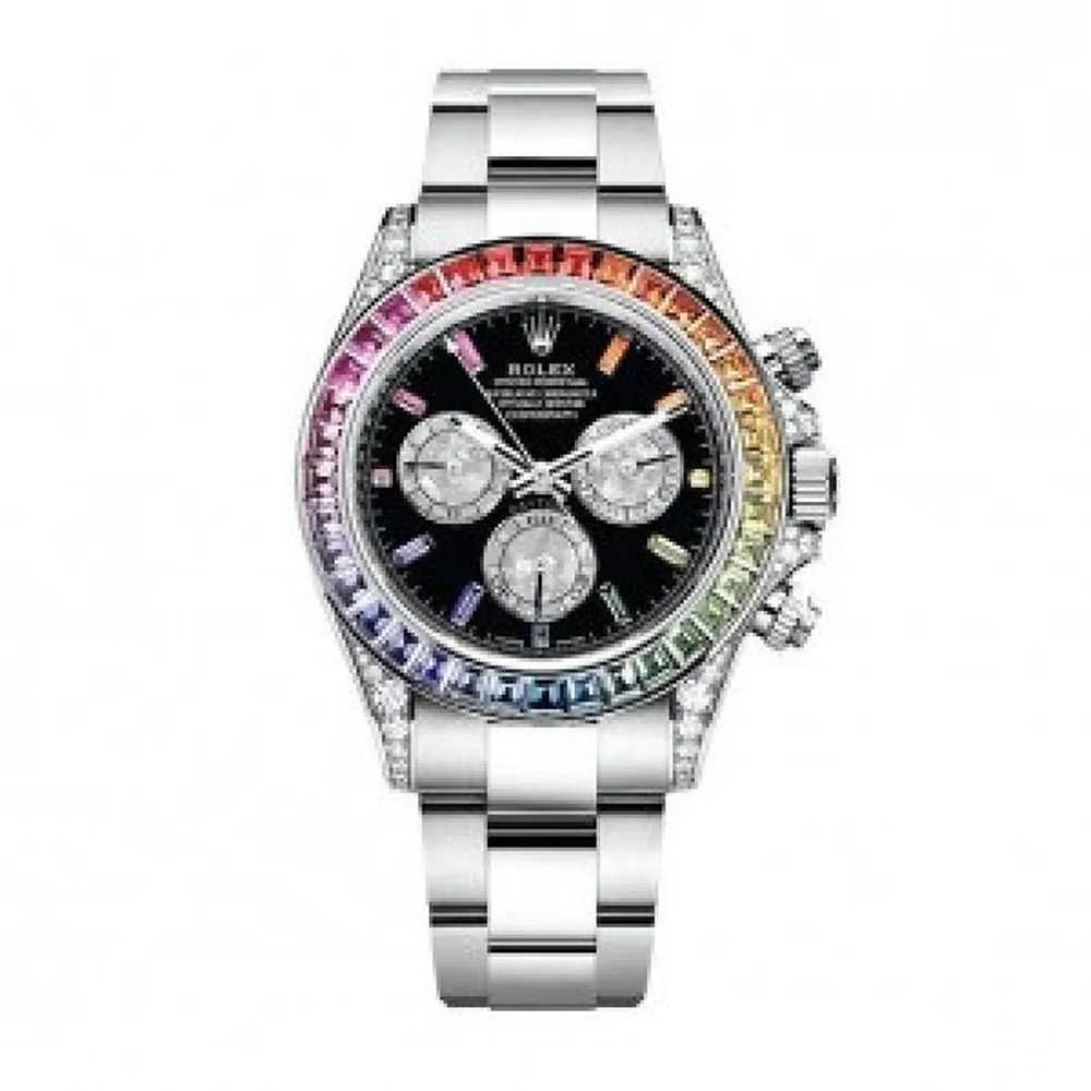 Buy Luxurious Rolex Daytona Rainbow Diamond Watch For Men (CS4752)