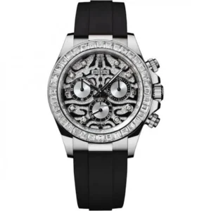Buy Luxurious Rolex Eye of the Tiger Silver Celebrity Edition Watch For Men (CS4696)