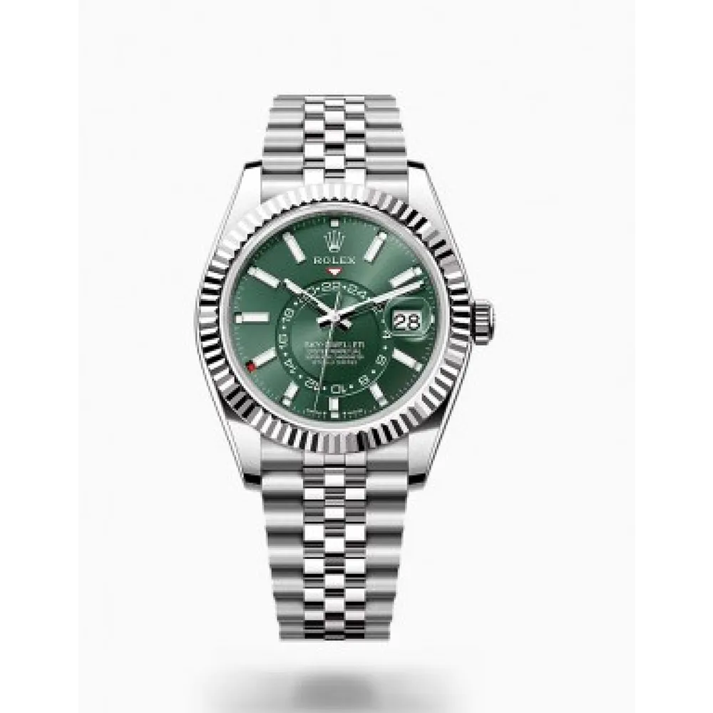 Buy Luxurious Rolex Skydweller Limited Edition Green Watch For Men (CS4727)