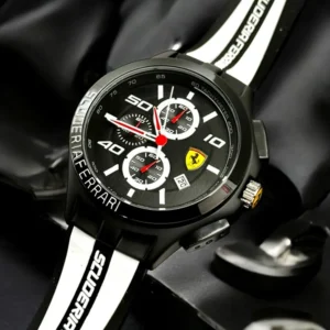 Buy Luxurious Scuderia Ferrari Chrono Working Black Watch For Men (CS4661)