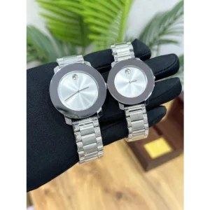 Buy Premium Movado Watch For Couple (SG219)