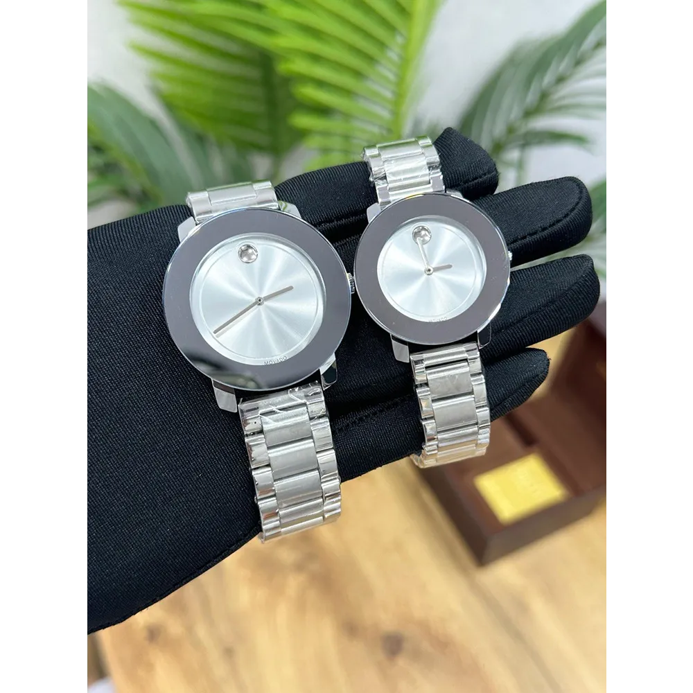 Buy Premium Movado Watch For Couple (SG219)