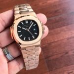 buy premium patek philippe nautilus copper black watch aps75