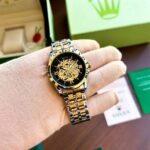 Rolex Automatic Watch 1st Copy – Men’s Black Dial with Metal Band - Accessories | Buy Online at Best Price