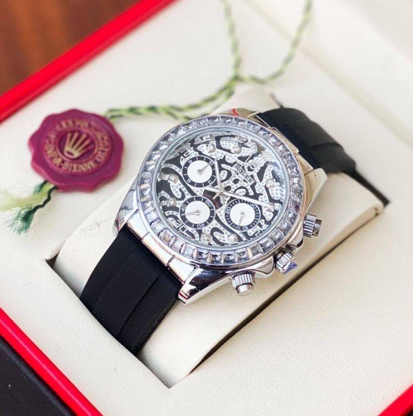 Buy Premium Rolex Eye of Tiger Silver Watch (APS71)