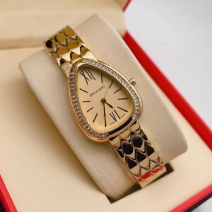 Bvlgari Branded Analog Watch With Gold Watch With Gold Dial Designer Gold Strap Watch For Girl Or Woman-Best Gift Date Watch-BV-103459 - Buy Online | Brandfasion