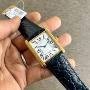 cartier tank louis quartz gold