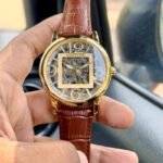 cartier tourbillon back open automatic