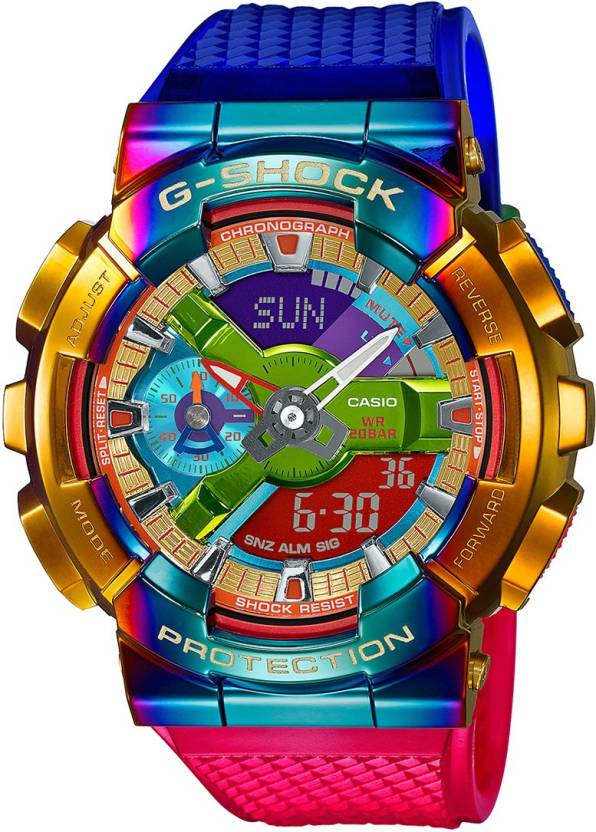 Casio G-Shock Analog-Digital Multi-Color Dial Men’s Watch – GM-110RB-2A
