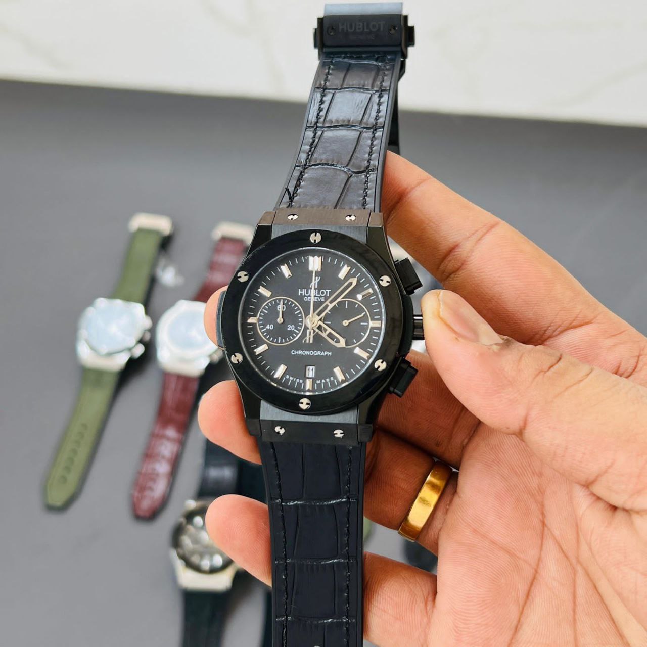 Hublot Stylish Big bang Black Watch For Men