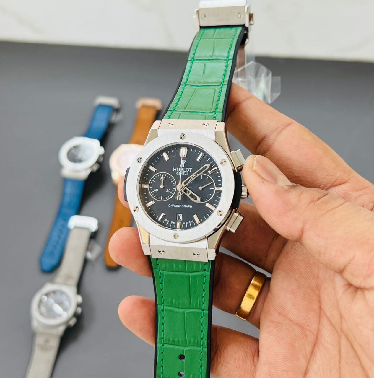 Hublot Stylish Big bang Green Watch For Men