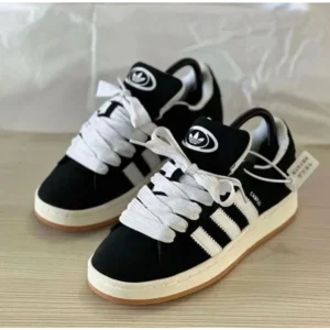 Classy Adidas Campus Black Shoes For Men (BH764)