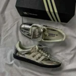 Classy Adidas Samba X Wales Bonner Silver Shoes For Men (SHI166) - 7a first copy shoes | Buy Online at Best Price