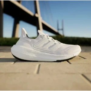 Classy Adidas Ultra Boost 21 Full White Shoes For Men (SHUB263)