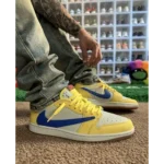 Classy Air Jordan Retro 1 Travis Scott Canary Shoes For Men (SHUB259) - 7a first copy shoes | Buy Online at Best Price