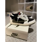 Classy Air Jordan Retro 1 Travis Scott Olive Shoes For Men (SHUB269) - 7a first copy shoes | Buy Online at Best Price