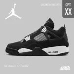 Classy Air Jordan Retro 4 Oreo Panda Shoes For Men (BH817) - 7a first copy shoes | Buy Online at Best Price