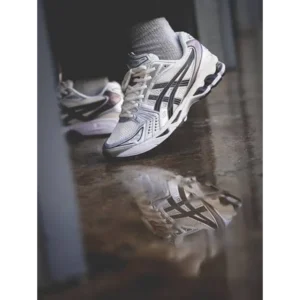 Classy Asics Gel Kayano 14 White Midnight Cream Silver Shoes For Men (SHUB272)
