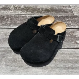 Classy Birkenstock Booston Black Suede For Men (BH1003)