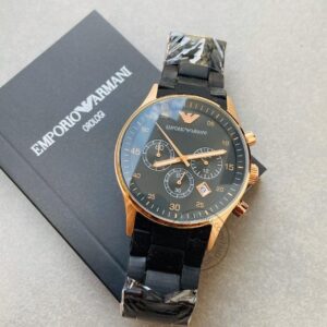 Classy Emporio Armani Chronograph Analog black Dial Men’s Watch for Man AR5905 Sale Gift