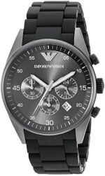 Classy Emporio Armani Chronograph Analog Full Black silicon Men’s Watch for Man AR5889 Sale Gift - Buy Online | Brandfasion