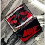 Classy Jordan 1 Retro High OG Patent Bred Shoes For Men (SHI157) - 7a first copy shoes | Buy Online at Best Price