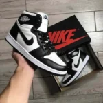Classy Jordan Retro 1 High Black White Panda Shoes For Men (SHI242) - 7a first copy shoes | Buy Online at Best Price