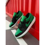 Classy Jordan Retro 1 Low Black Lucky Green Shoes For Men (SHI218) - 7a first copy shoes | Buy Online at Best Price