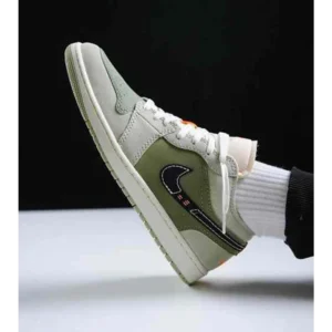 Classy Jordan Retro 1 Low SE Craft Light Olive Shoes For Men (SHI195)