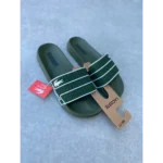 Classy Lacoste Frasier Green Slides For Men (SFS1286) - 7a first copy shoes | Buy Online at Best Price