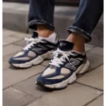 Classy New Balance 9060 White Blue Shoes For Men (SHUB278)