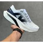 Classy New Balance Fuelcell Rebel V4 White Black Shoes For Men (SHUB282)
