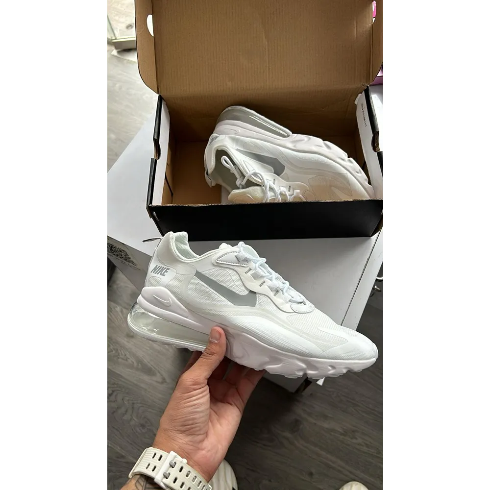 Classy Nike Air Max 270 White Grey Shoes For Men (S1H66)