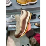 Classy Nike Air Max 97 Muslin Pink Foam Crepe Brown Shoes For Men (SHI163) - 7a first copy shoes | Buy Online at Best Price