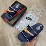 Classy Nike Air Max Cirro Midnight Navy White Flip Flops For Men (BH1024) - 7a first copy shoes | Buy Online at Best Price