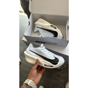 Classy Nike Air Zoom Alphafly Next White Black Shoes For Men (S1H74)