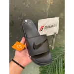 Classy Nike Rebellion Slide Black For Men (BH1034) - 7a first copy shoes | Buy Online at Best Price