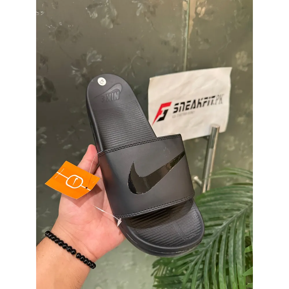 Classy Nike Rebellion Slide Black For Men (BH1034)