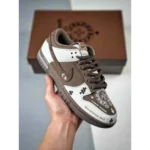 Classy Nike SB Dunk Low Chrome Heart White Cocoa Shoes For Men (SHI192) - 7a first copy shoes | Buy Online at Best Price