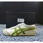 Classy Onitsuka Tiger Mexico 66 White Green Shoes For Men (SHUB295) - 7a first copy shoes | Buy Online at Best Price