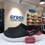 Crocs LiteRide Black Red For Men (HS153) - 7a first copy shoes | Buy Online at Best Price