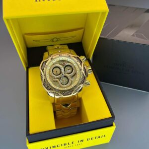 Invicta Venom Chronograph Full Gold