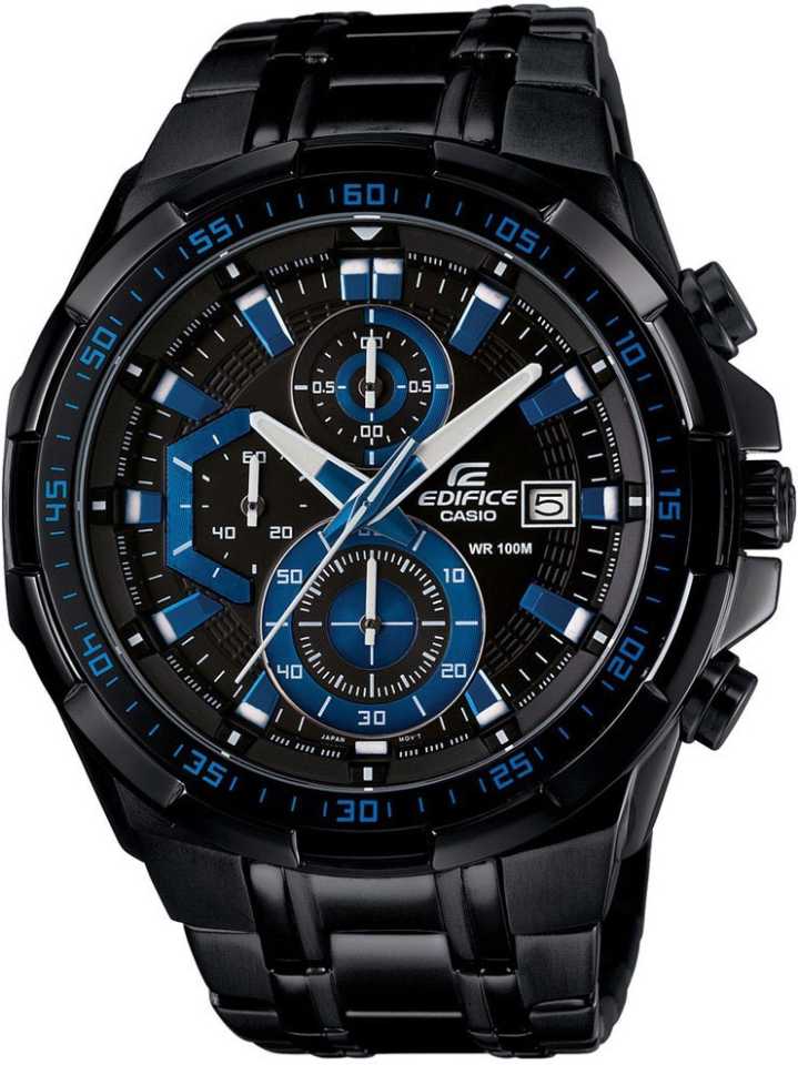 Edifice Chronograph Men’s Watch Black Blue EFR-539BK-1A2VUDF