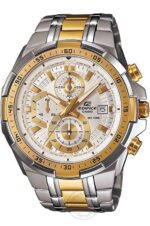 Edifice Chronograph White Dial Gold Metal Men’s Watch EFR 539SG 7AVUDF - Accessories | Buy Online at Best Price