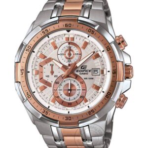 Edifice Chronograph White Dial Men’s Watch Rose Gold EFR 539SG 7A5VUDF