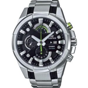 Edifice EFR 540 DY Black Dial Silver Stainless Steel Chronograph Men’s watch