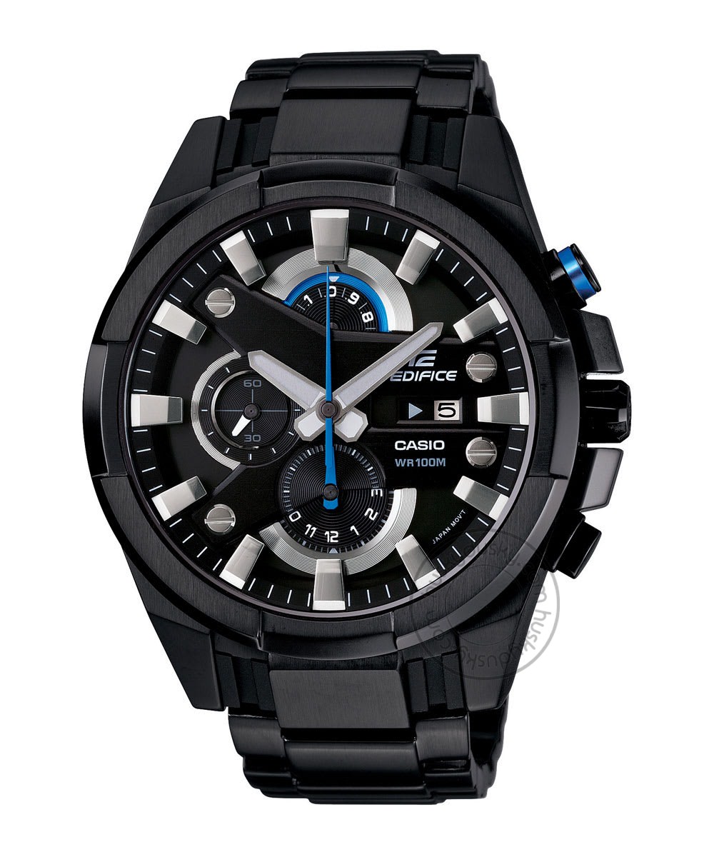 Edifice EFR-540BK-1AVUDF Black Dial Black Stainless Steel Chronograph Men’s watch