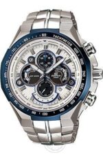 Edifice Metal Chronograph Silver Blue Dial Men’s Watch EFR 554D 7AVUDF - Accessories | Buy Online at Best Price