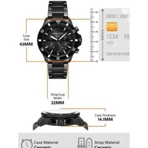 Emporio Armani AR70010 Chronograph’s Black